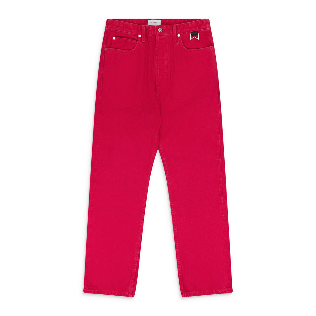 Red Denim Pants