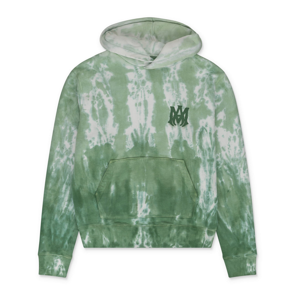 Mineral Green MA Logo Dip Dye Hoodie