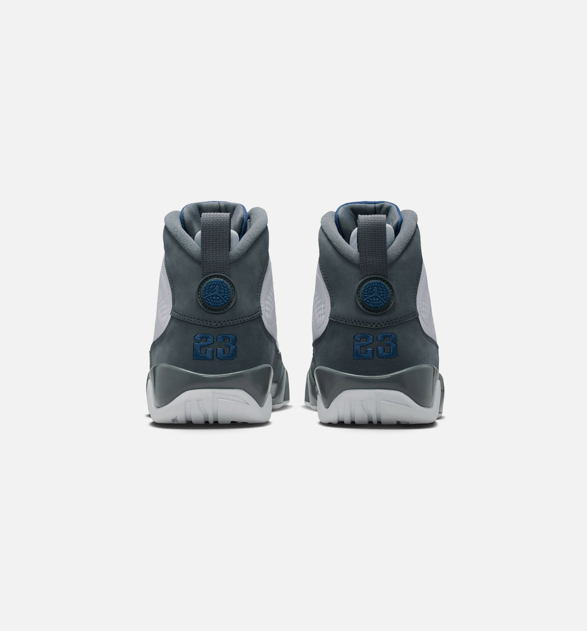 Air Jordan 9 Retro Flint Grey and French Blue – Men's Lifestyle Shoe in White/French Blue/Flint Grey