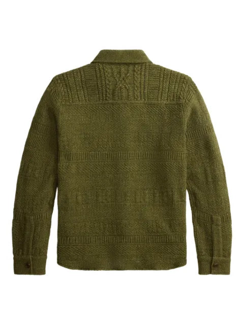 Ralph Lauren RRL buttoned cable-knit sweater