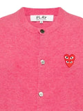 Comme Des Garçons Play heart-patch button-up cardigan