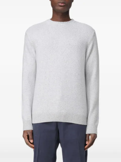 XC crew-neck knitted sweater