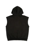 SP5DER OG Web rhinestone-embellished sleeveless hoodie