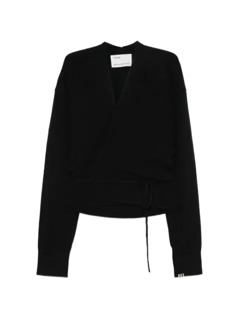 extreme cashmere Ella wrap cardigan