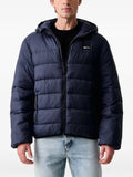Karl Lagerfeld Jeans quilted hooded jacket