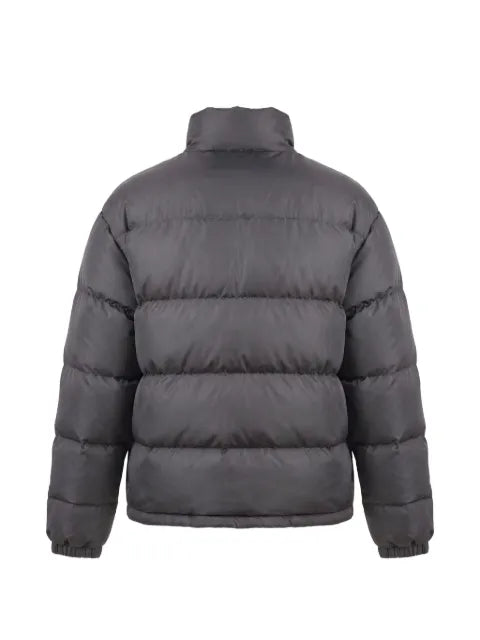 Prada padded logo-patch jacket