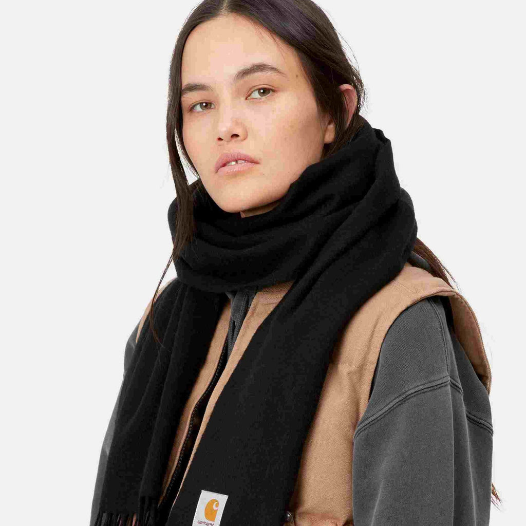 Carhartt WIP Clan Scarf Wool: Black