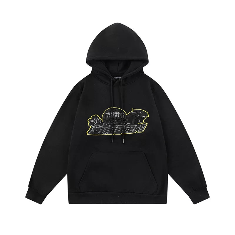 Trapstar Shooters Black Fleece Hoodie