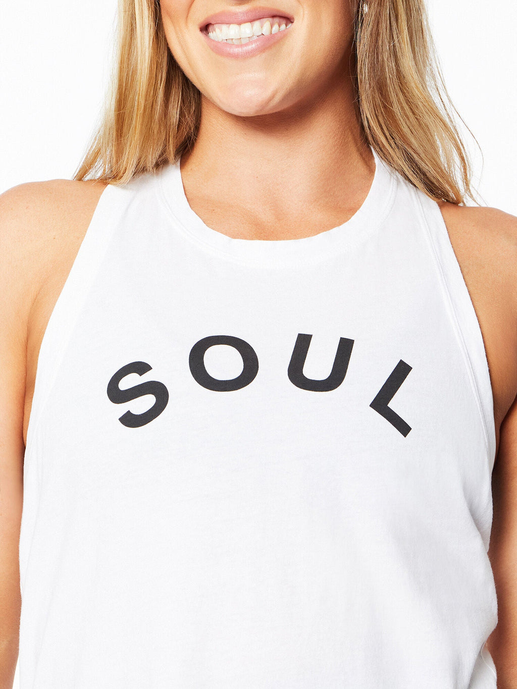 BASIC RACER TANK WHITE