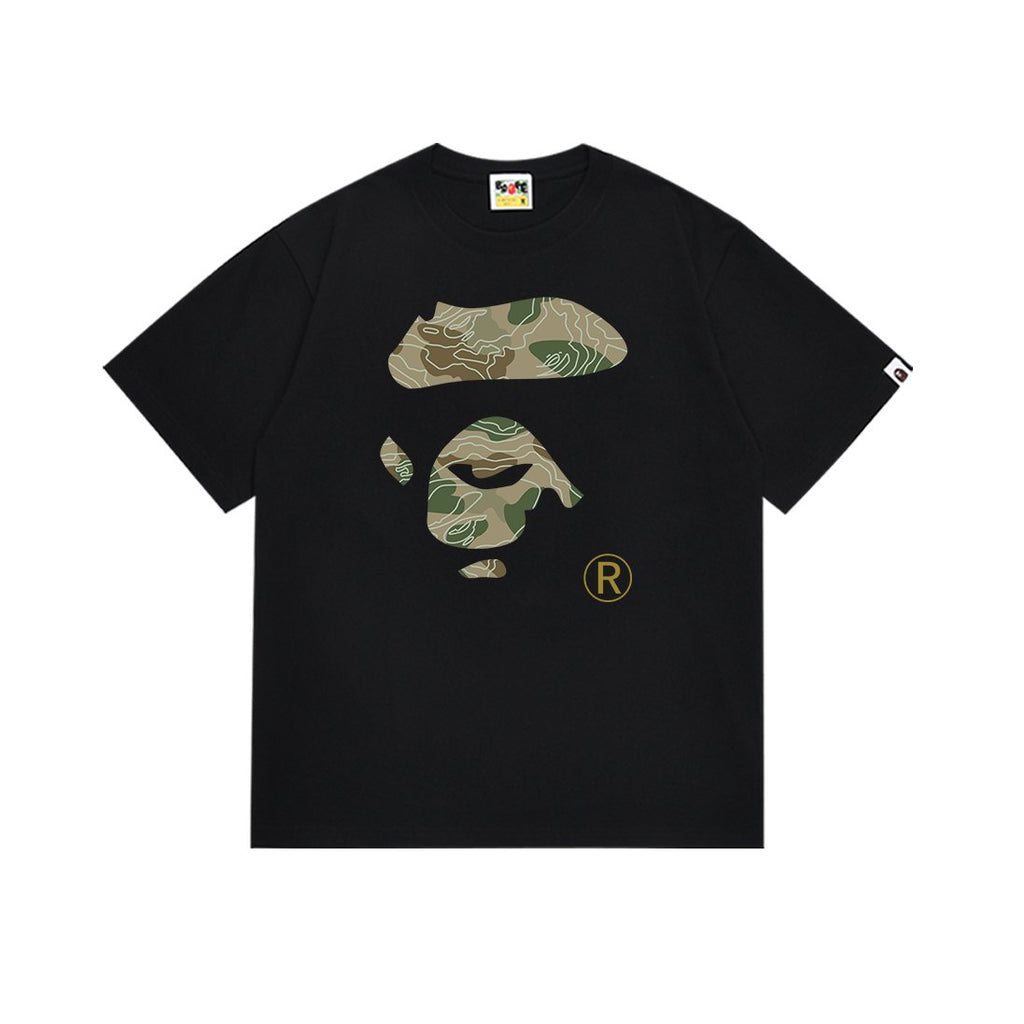 BAPE Camo Ape Face Graphic T-Shirt