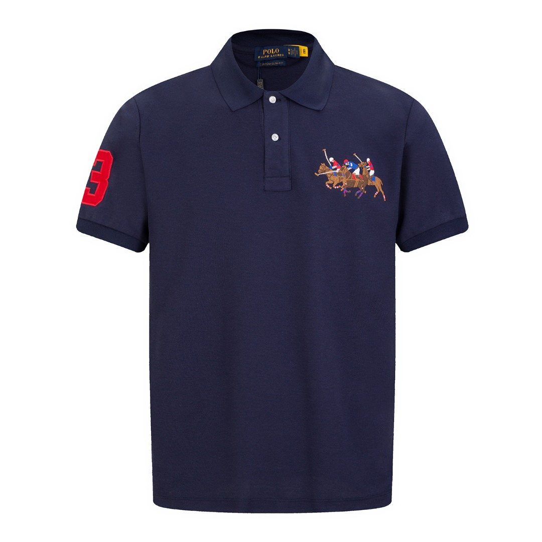 Ralph Lauren Embroidered Horse Short-Sleeve Polo Shirt