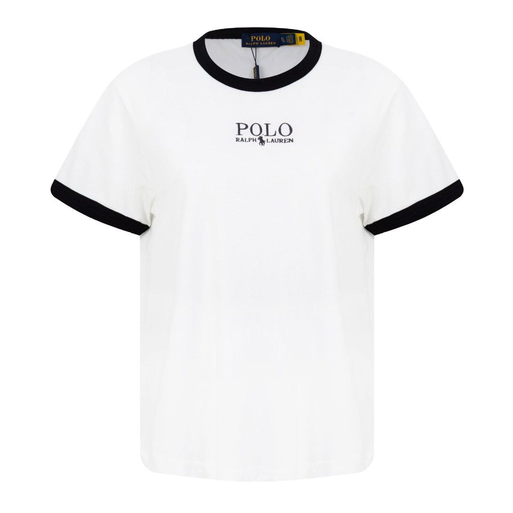 Ralph Lauren Contrast-Trim Logo T-Shirt